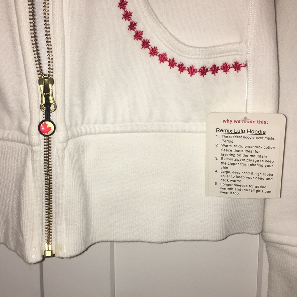 NWT Special Edition Lululemon Olympic hoodie sz4 - Picture 8 of 8